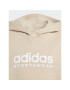 adidas Mikina Fleece IB3233 Béžová Loose Fit - Pepit.sk