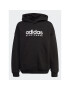 adidas Mikina Fleece IL4935 Čierna Loose Fit - Pepit.sk