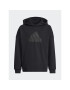 adidas Mikina Future Icons Logo HR6301 Čierna Loose Fit - Pepit.sk