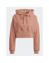 adidas Mikina Lounge Terry Loop Hoodie HZ1598 Hnedá Loose Fit - Pepit.sk