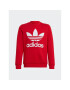 adidas Mikina Trefoil Crew Sweatshirt IB9974 Červená Regular Fit - Pepit.sk