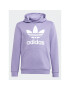 adidas Mikina Trefoil Hoodie IB9983 Fialová Regular Fit - Pepit.sk