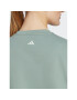 adidas Mikina Yoga Studio Crop Sweatshirt HR5086 Zelená Loose Fit - Pepit.sk