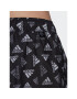 adidas Plavecké šortky Logo Print CLX Swim Shorts Very Short Length HT4345 Čierna Regular Fit - Pepit.sk