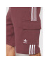 adidas Športové kraťasy 3S Cargo HC1907 Bordová Regular Fit - Pepit.sk