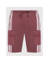 adidas Športové kraťasy 3S Cargo HC1907 Bordová Regular Fit - Pepit.sk