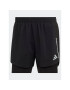 adidas Športové kraťasy Designed for Running 2-in-1 Shorts HN8023 Čierna Regular Fit - Pepit.sk