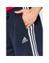 adidas Športové kraťasy Essentials French Terry 3-Stripes GK9598 Tmavomodrá Regular Fit - Pepit.sk