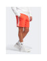 adidas Športové kraťasy Essentials French Terry 3-Stripes Shorts IC9438 Červená Regular Fit - Pepit.sk