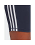 adidas Športové kraťasy Training Essentials 3-Stripes High Waist Thighs Tmavomodrá Regular Fit - Pepit.sk