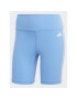 adidas Športové kraťasy Training Essentials 3-Stripes High-Waisted Short Leggings IC8311 Modrá - Pepit.sk