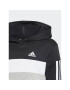 adidas Súprava mikina a legíny Tiberio 3-Stripes Colorblock Fleece IJ6327 Čierna Slim Fit - Pepit.sk