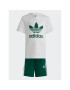 adidas Tepláková súprava Adicolor Shorts and Tee Set IB8663 Zelená Regular Fit - Pepit.sk