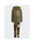 adidas Tepláková súprava Camo Hoodie Set IC2133 Zelená Regular Fit - Pepit.sk