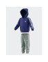 adidas Tepláková súprava Essentials Full-Zip Hooded Jogger Set IB4763 Modrá Regular Fit - Pepit.sk