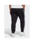 adidas Teplákové nohavice Essentials 3-Stripes French Terry Cuffed Joggers (Plus Size) IB8745 Čierna Slim Fit - Pepit.sk