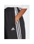 adidas Teplákové nohavice Essentials 3-Stripes French Terry Loose-Fit Joggers HA4375 Čierna Loose Fit - Pepit.sk