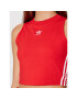 adidas Top adicolor Classics Cropped H38733 Červená Slim Fit - Pepit.sk