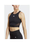 adidas Top AEROREADY Hyperglam Crop Tank Top IB2310 Čierna - Pepit.sk