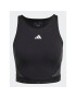 adidas Top AEROREADY Hyperglam Crop Tank Top IB2310 Čierna - Pepit.sk