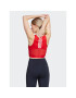 adidas Top AEROREADY Hyperglam Crop Tank Top IB4083 Červená - Pepit.sk