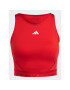 adidas Top AEROREADY Hyperglam Crop Tank Top IB4083 Červená - Pepit.sk