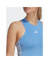 adidas Top AEROREADY Train Essentials Regular 3-Stripes Tank Top HR7818 Modrá Slim Fit - Pepit.sk