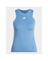 adidas Top AEROREADY Train Essentials Regular 3-Stripes Tank Top HR7818 Modrá Slim Fit - Pepit.sk