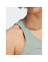 adidas Top Lounge Rib Tank Top IC8757 Zelená Fitted Fit - Pepit.sk