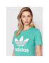 adidas Tričko adicolor Classics Trefoil HE6869 Zelená Regular Fit - Pepit.sk