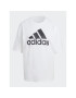 adidas Tričko Essentials Big Logo Boyfriend T-Shirt HR4930 Biela Loose Fit - Pepit.sk