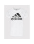 adidas Tričko Essentials Logo Boyfriend GL0779 Biela Loose Fit - Pepit.sk