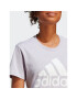 adidas Tričko Essentials Logo T-Shirt IC0633 Fialová Regular Fit - Pepit.sk