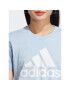 adidas Tričko Essentials Logo T-Shirt IC0637 Modrá Regular Fit - Pepit.sk