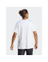 adidas Tričko Essentials Single Jersey 3-Stripes T-Shirt IC9336 Biela Regular Fit - Pepit.sk