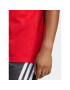 adidas Tričko Essentials Single Jersey 3-Stripes T-Shirt IC9339 Červená Regular Fit - Pepit.sk