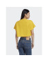 adidas Tričko Lounge Terry Loop Crop Top HZ1608 Žltá Regular Fit - Pepit.sk