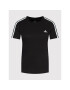 adidas Tričko Loungewear Essentials 3-Stripes GL0784 Čierna Slim Fit - Pepit.sk