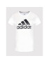 adidas Tričko Essentials Logo GL0649 Biela Regular Fit - Pepit.sk