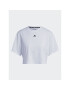 adidas Tričko Studio T-Shirt IB8564 Biela Loose Fit - Pepit.sk