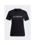 adidas Tričko Terrex Classic Logo T-Shirt HZ1392 Čierna Regular Fit - Pepit.sk