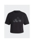 adidas Tričko Train Icons 3 Bar Logo T-Shirt HD8973 Čierna Regular Fit - Pepit.sk