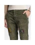 Aeronautica Militare Bavlnené nohavice 222PA1508CT3001 Zelená Regular Fit - Pepit.sk