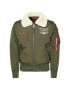 Alpha Industries Bomber bunda Injector III Air Force 198113 Zelená Slim Fit - Pepit.sk