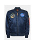 Alpha Industries Bundy bomber Nasa 166107 Tmavomodrá Regular Fit - Pepit.sk