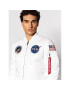 Alpha Industries Bundy bomber Nasa 166107LP Biela Slim Fit - Pepit.sk