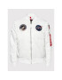 Alpha Industries Bundy bomber Nasa 166107LP Biela Slim Fit - Pepit.sk