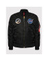 Alpha Industries Bundy bomber Nasa 166107LP Čierna Slim Fit - Pepit.sk