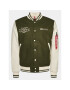 Alpha Industries Bundy bomber Varsity Air Force 138107 Zelená Regular Fit - Pepit.sk