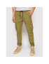 Alpha Industries Jogger nohavice 116202 Zelená Tapered Fit - Pepit.sk